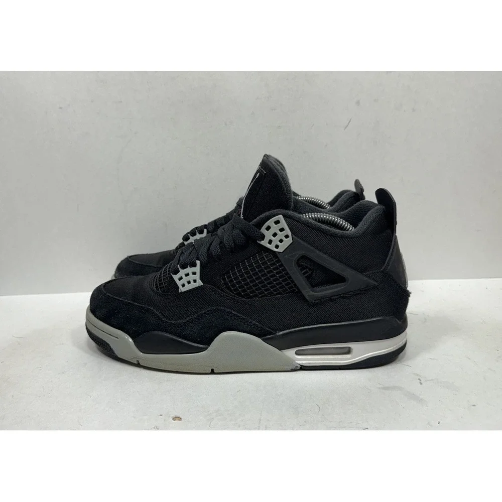 Jordan Air Jordan 4 Retro SE Black Canvas Men's Size 9 Sneaker DH7138-006 2022